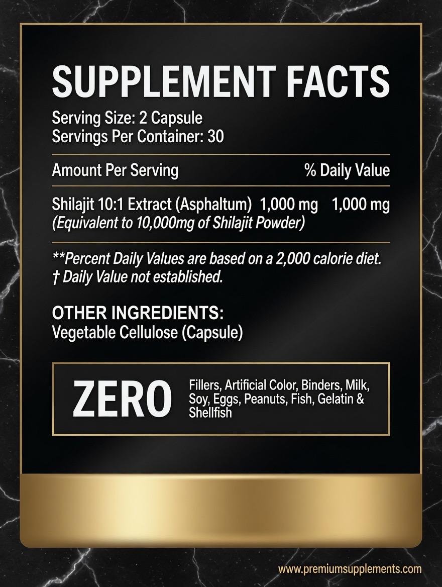 Shilajit Resin Supplement - Image 2